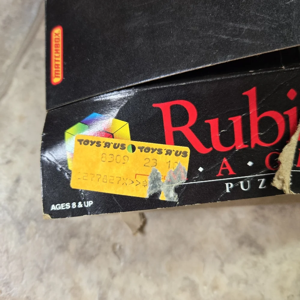Vintage 1987 Matchbox Rubik's Magic Puzzle Cube Brain Teasers
